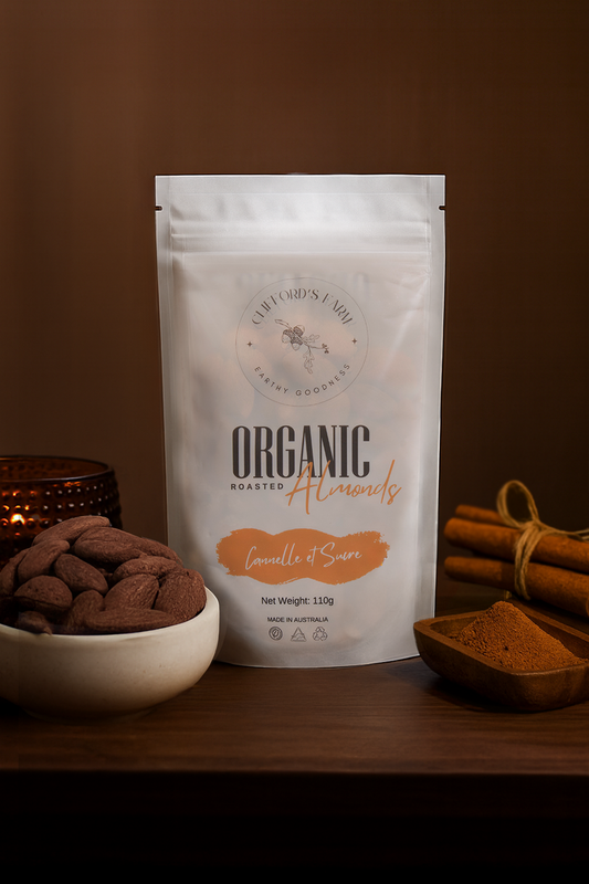 Organic Roasted Almonds - Cannelle et Sucre