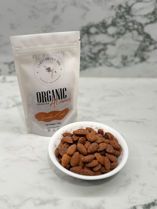 Organic Roasted Almonds - Cannelle et Sucre