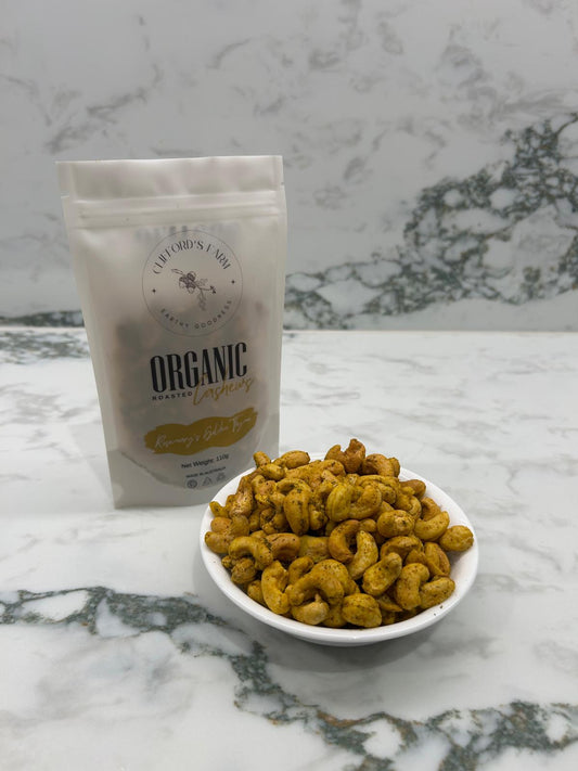 Organic Roasted Cashews - Rosemary's Golden Thyme